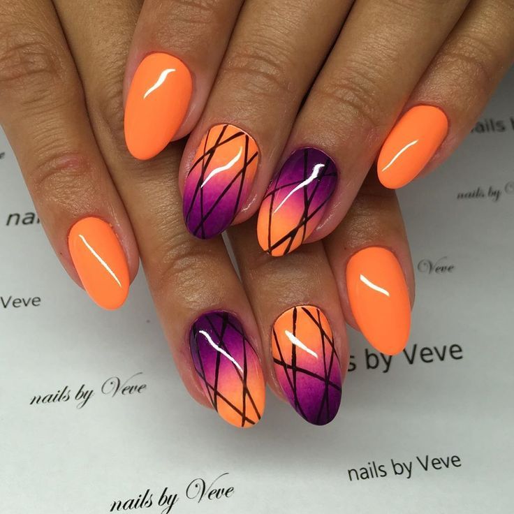 Novel Neon Nail Art Styles to Try This Spring